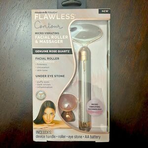 New Finishing Touch Flawless Contour Vibrating Facial Roller/Massager.